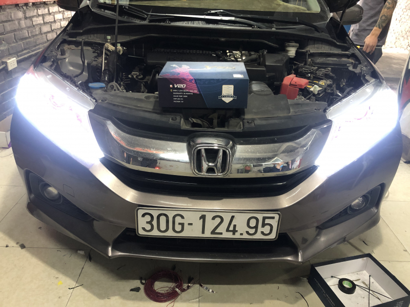 Độ đèn nâng cấp ánh sáng Nâng cấp ánh sáng XlightV20 New cho xe Honda City 2018